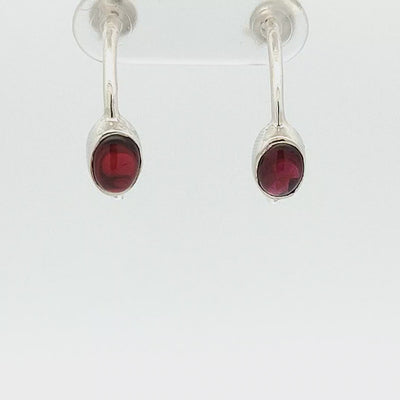 Garnet Earrings - Julia