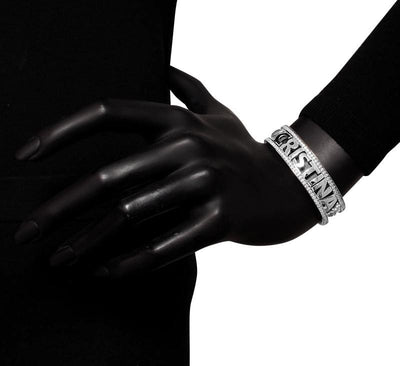 Silver personalized bracelet - boothandbooth